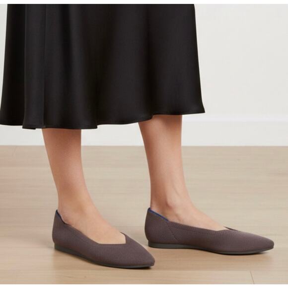 Rothy’s Shoes - Rothy’s The Point Mink Dusty Purple Pointed Toe Flats Women’s Size 11 Silp aOn